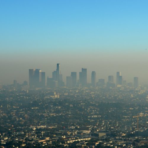 Brown Layer of Los Angeles Smog