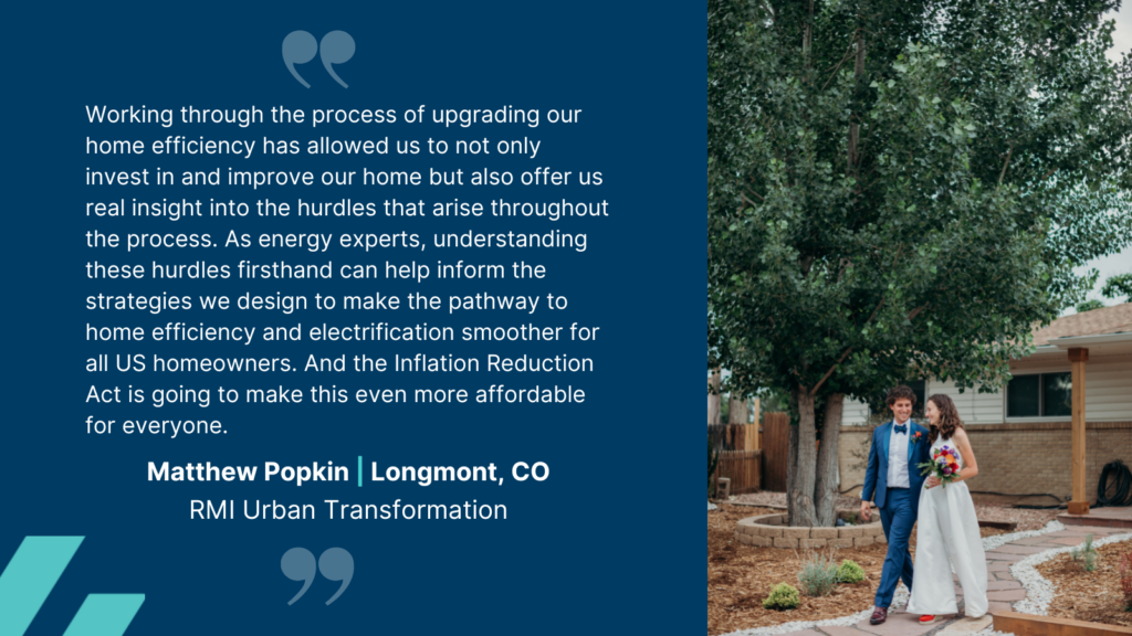 Matthew Popkin shares his home improvement goal