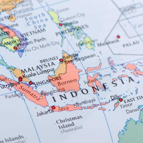 map of indonesia