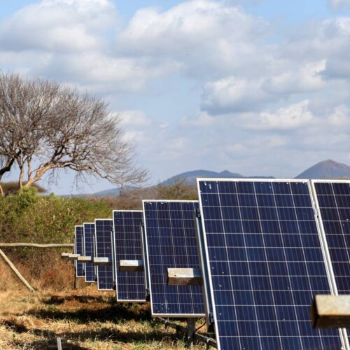 solar panels in Kenya